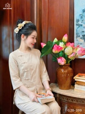 Set Vạt Hò nữ linen Ấn Độ G28