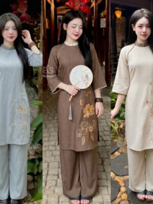 Trang Chủ 17 AD06 Set Áo dài Nhã Khuê