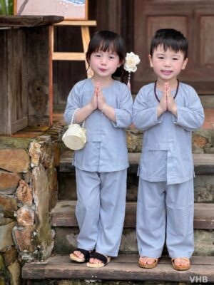 Trang Chủ 11 Vạt hò trẻ em nam nữ - Lam