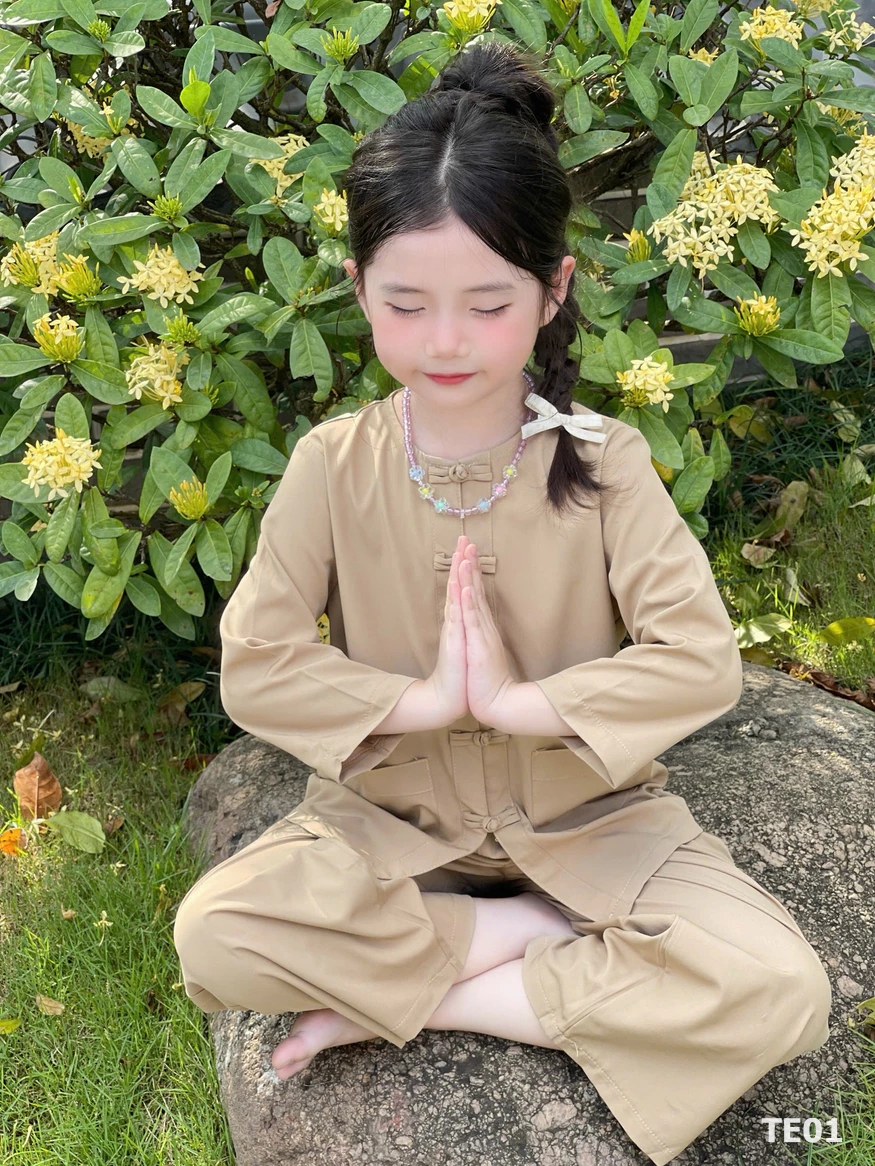 quần áo phật tử trẻ em (13) quan ao phat tu tre em 13